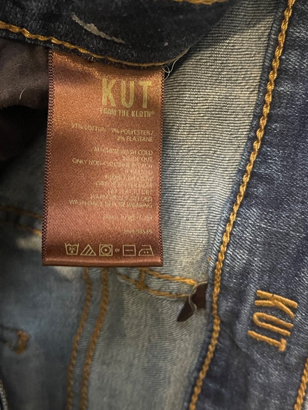 Kut from the Kloth Skinny Jeans Sz 20W - Picture 3 of 10